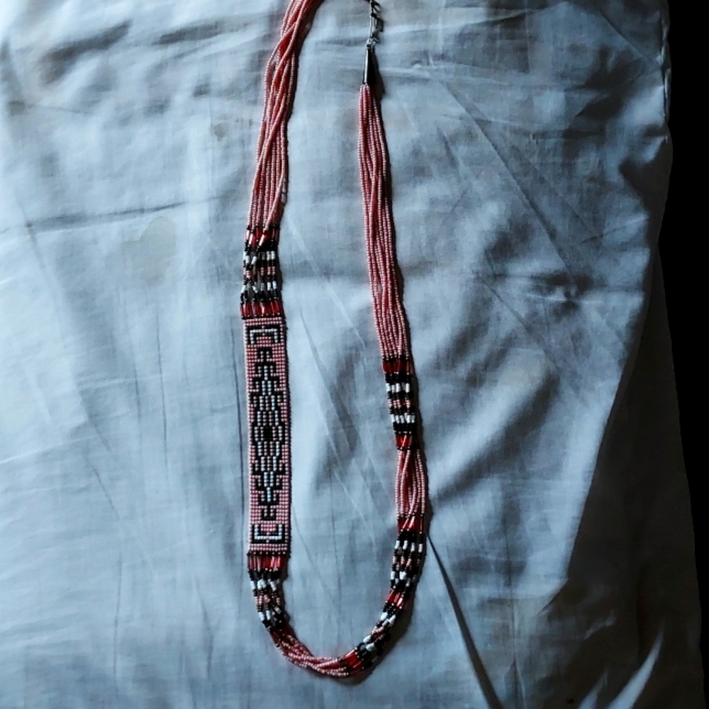 Native American beaded necklace